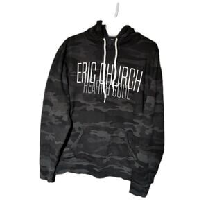 Eric Church Concert Hoodie Sweatshirt Heart & Soul Double Sided